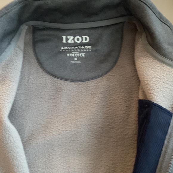 IZOD ~ Men's Advantage Performance Asphalt (Gray) Full Zip Up Vest~Small - Picture 8 of 8
